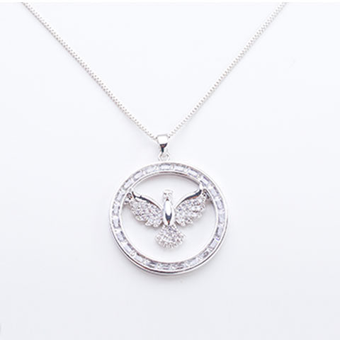 Colar Espirito Santo Folheado ou Rodio