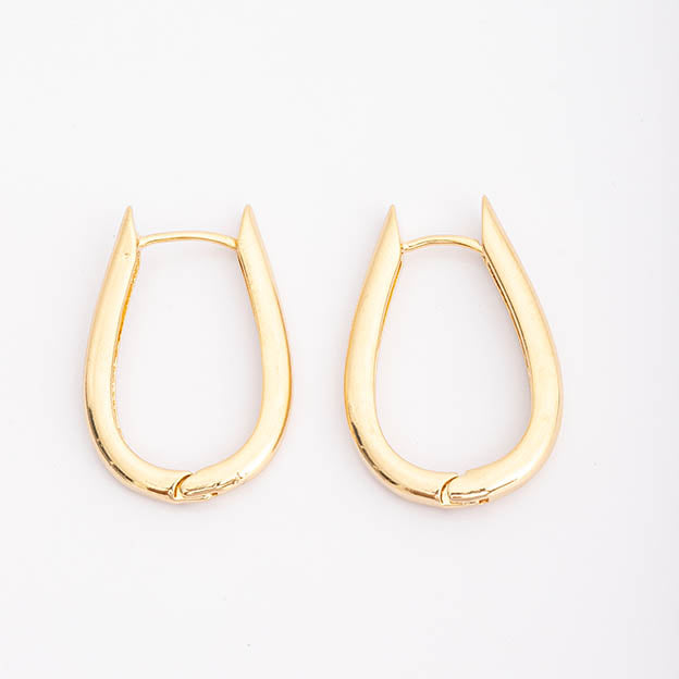 Argola Lisa Articulada Gota