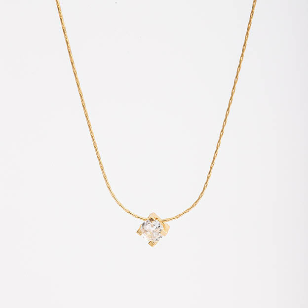 Colar Ponto de Luz Dourado