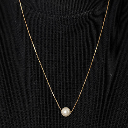 Colar Perola Dourado