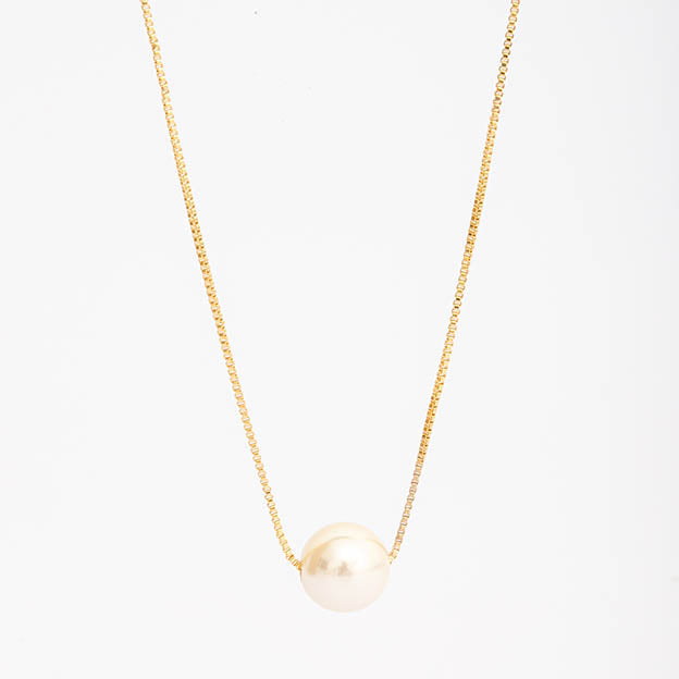 Colar Perola Dourado