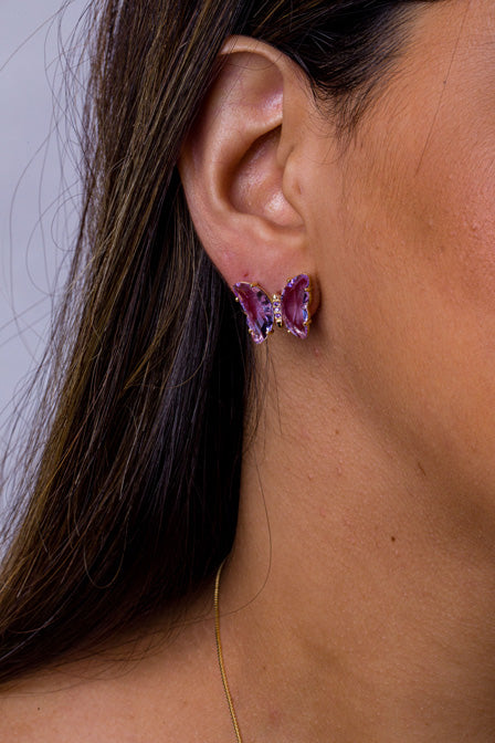 Conjunto de Borboleta Folheada