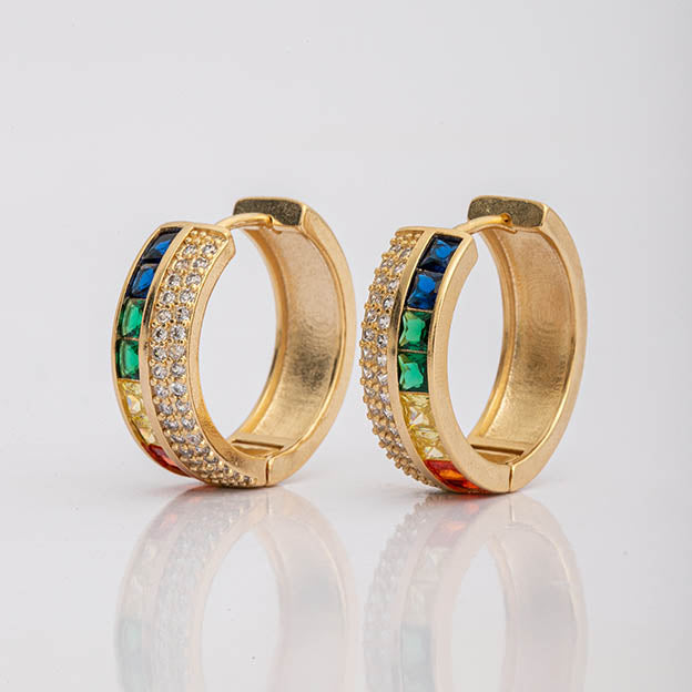 Argola Zirconia Articulada