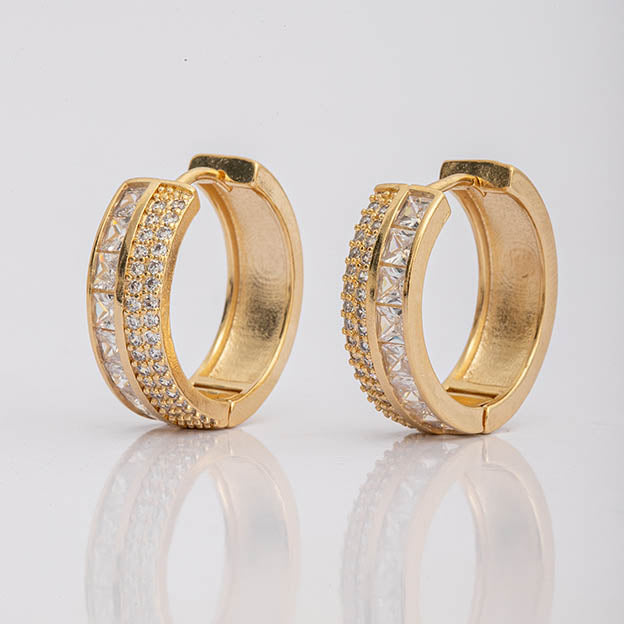 Argola Zirconia Articulada