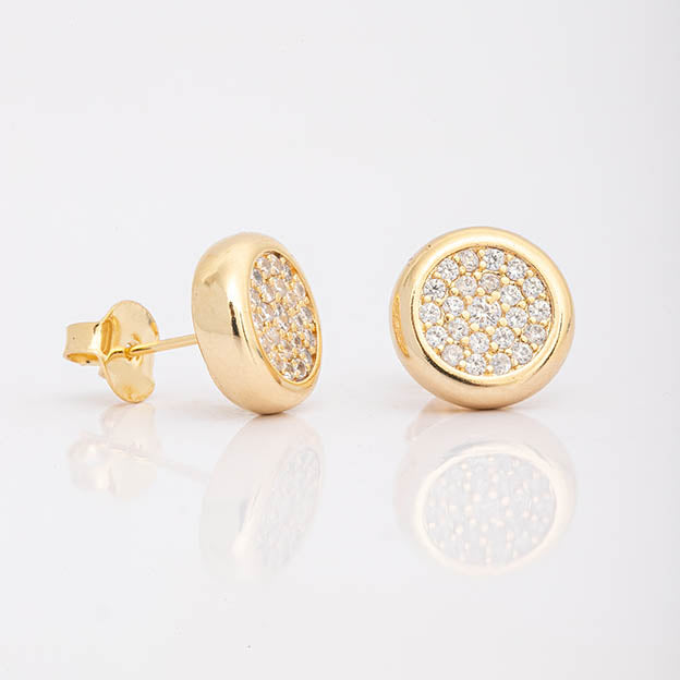 Brinco Redondo com Zirconia